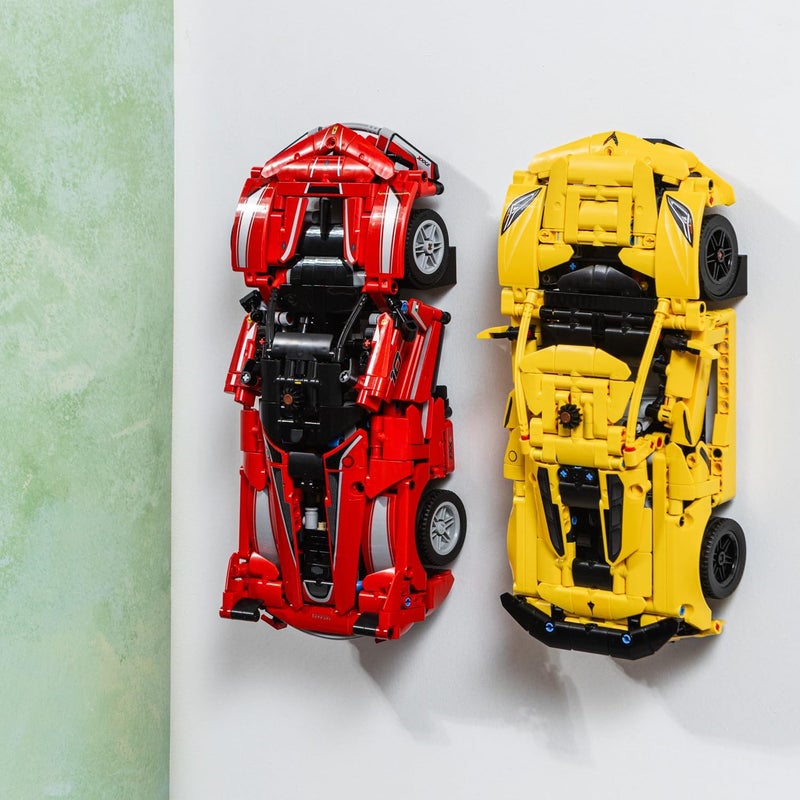 Brickify Wall Mount Compatible with Lego Technic Cars | Wall Mount Hook for Lego 42161 42151 42138 42153 42123 (2) - Image 4